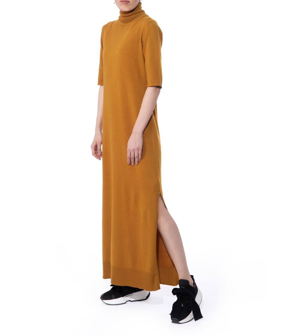 MM6 MAISON MARGIELA Горчичное повседневное платье, фото 1