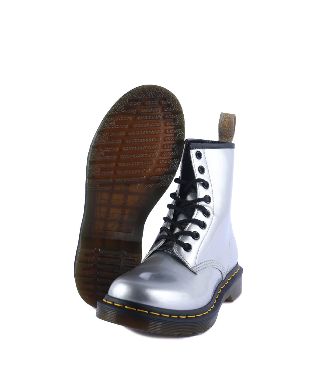 DR. MARTENS Серебряные ботинки, фото 2