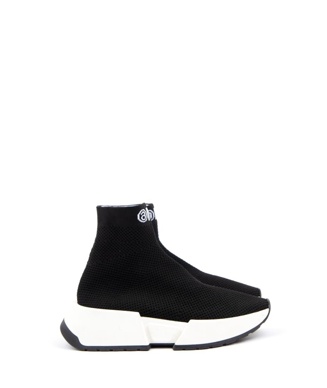 MM6 MAISON MARGIELA Черные текстильные кроссовки, фото 1