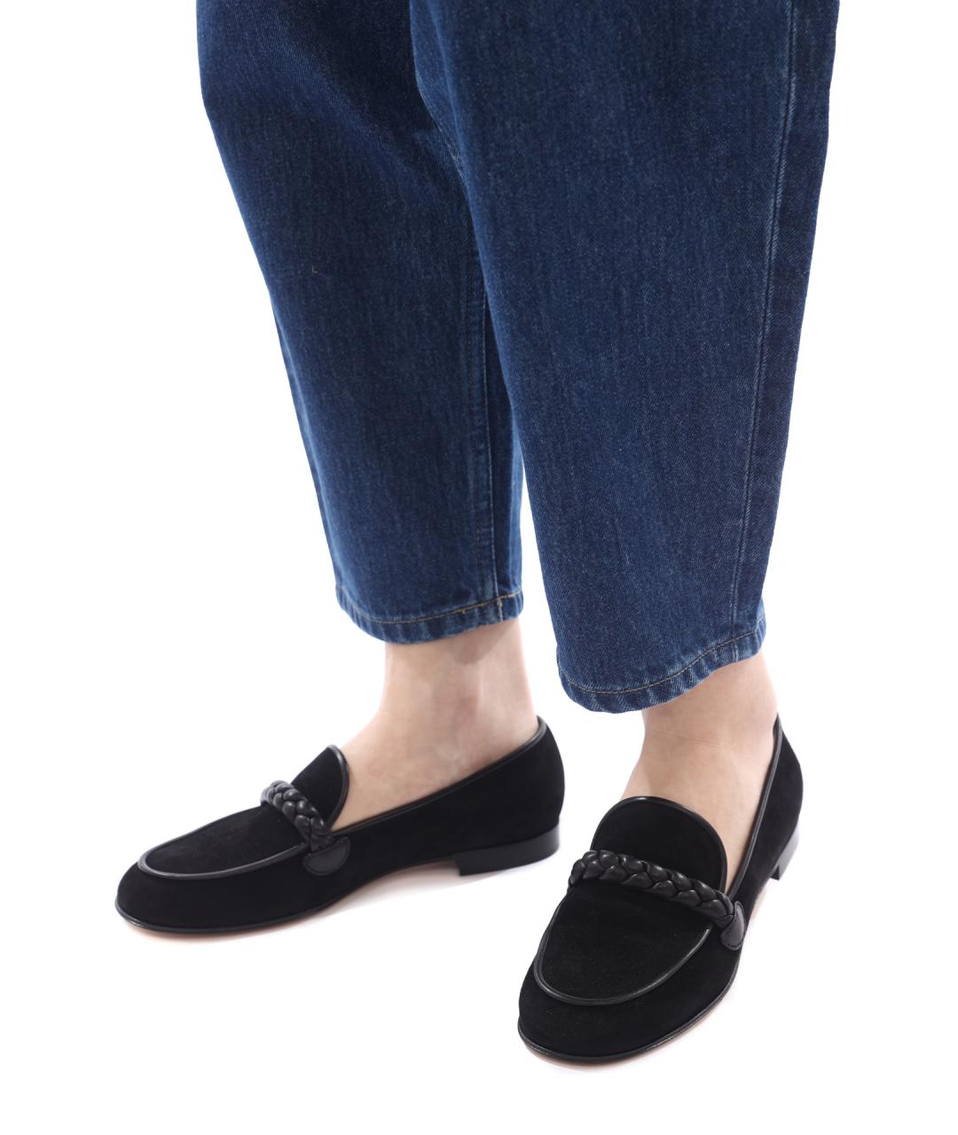 GIANVITO ROSSI Черные лоферы, фото 2