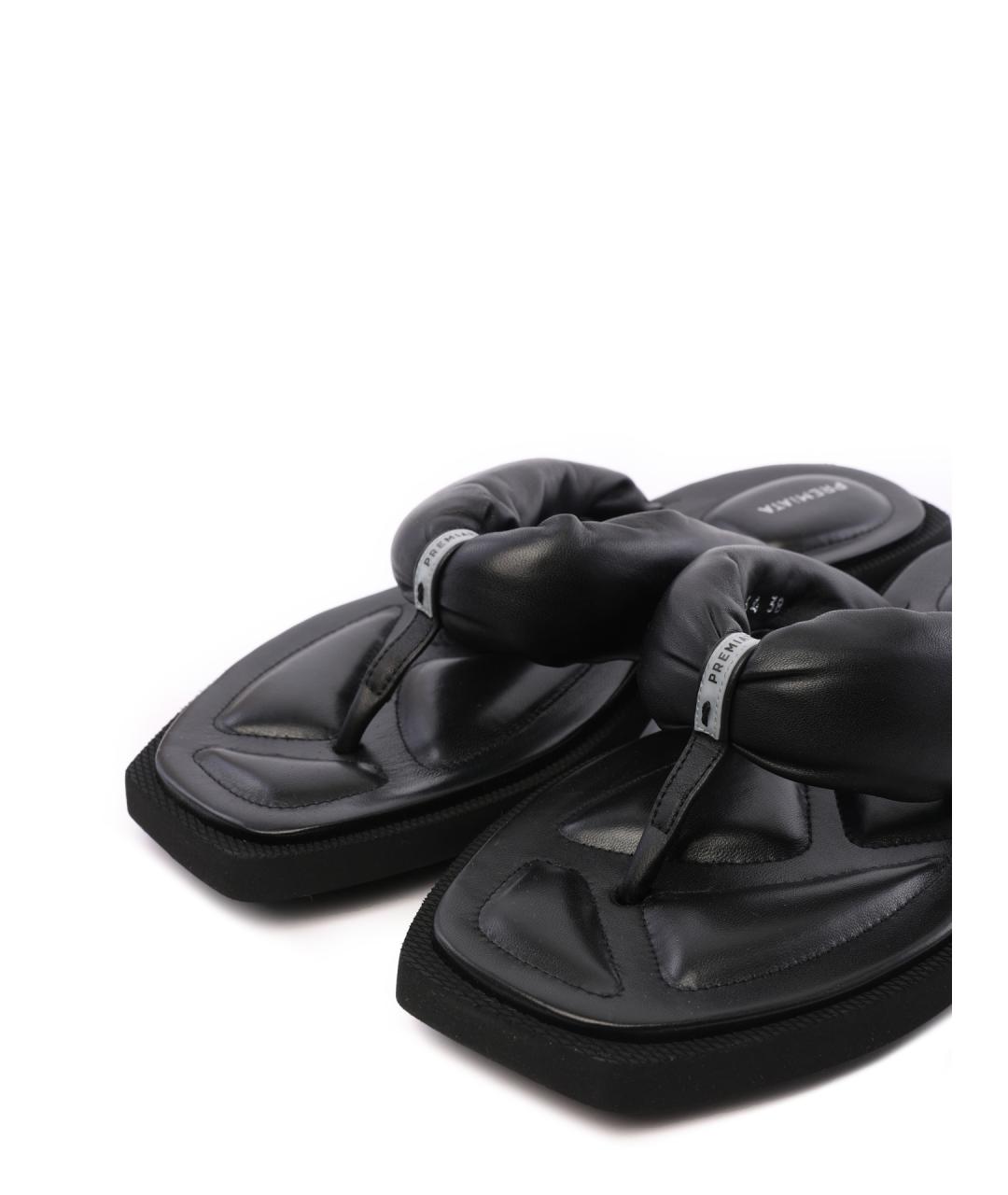 PREMIATA Черные шлепанцы, фото 5