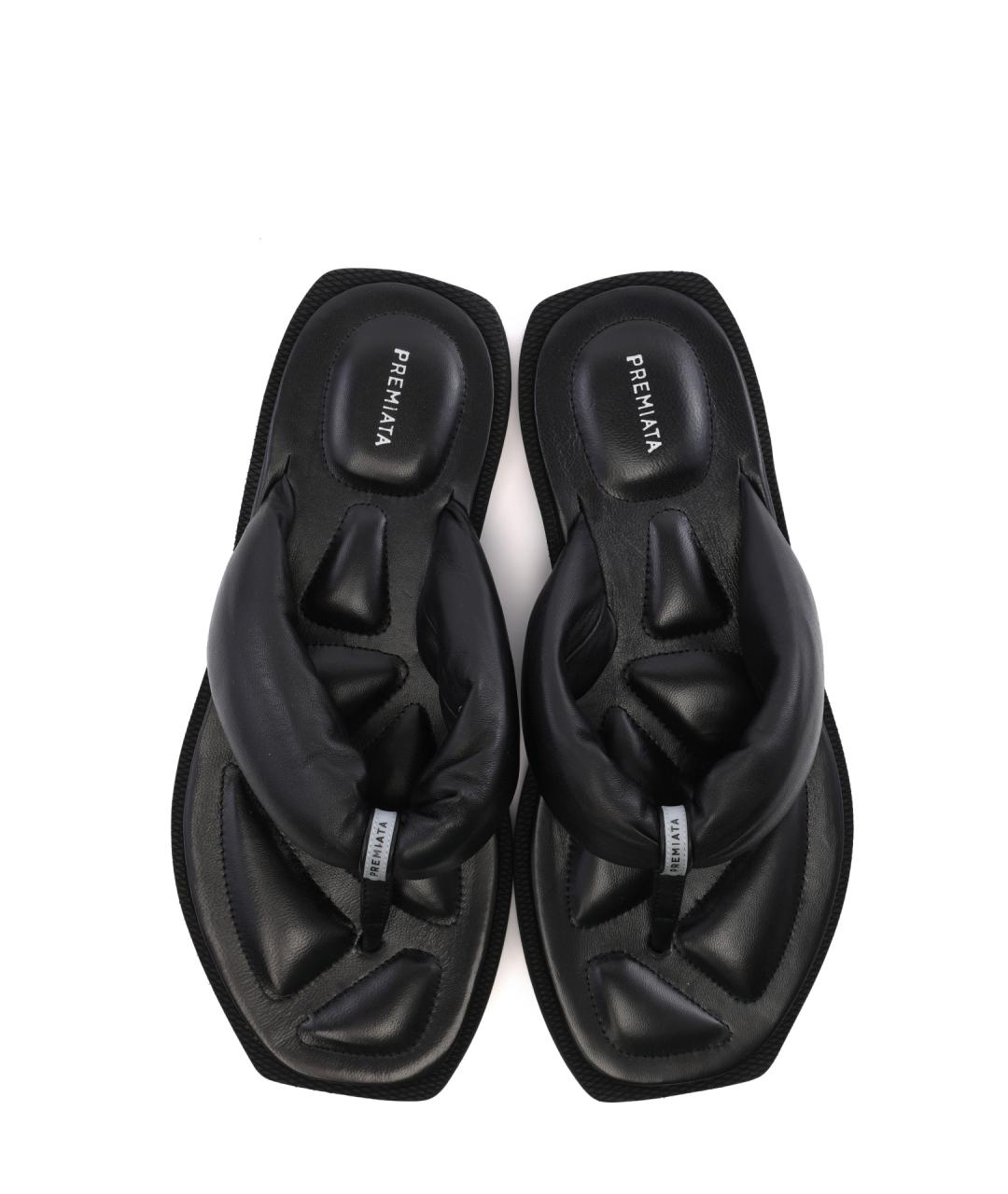 PREMIATA Черные шлепанцы, фото 4