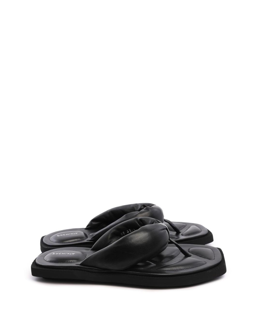 PREMIATA Черные шлепанцы, фото 1