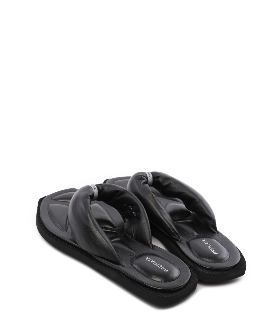 PREMIATA Черные шлепанцы, фото 3
