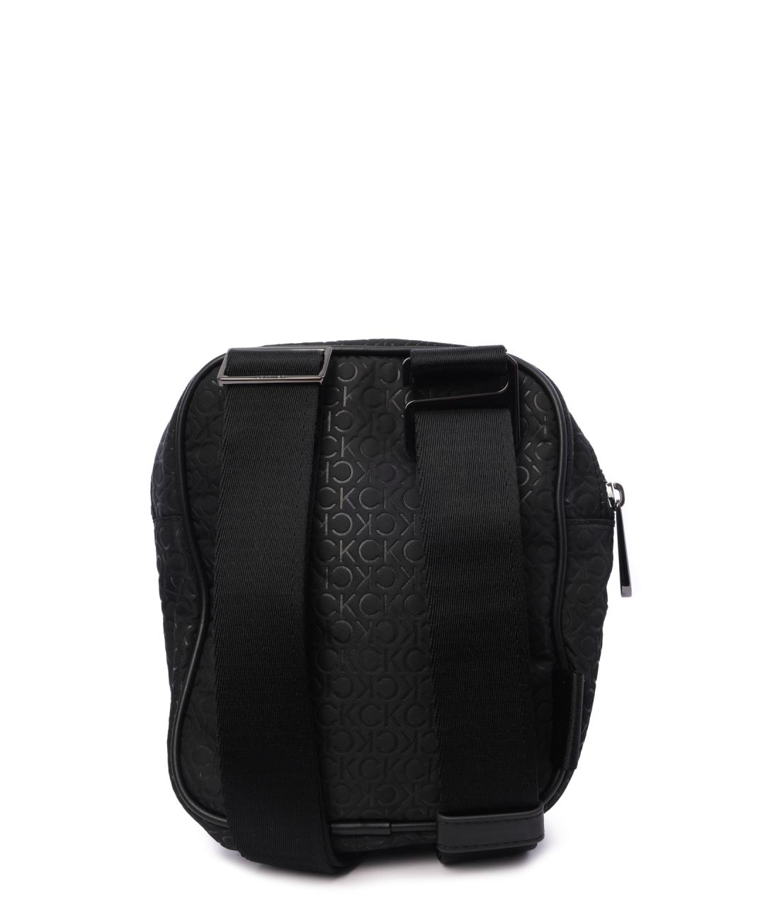 CALVIN KLEIN Черная сумка на плечо, фото 3