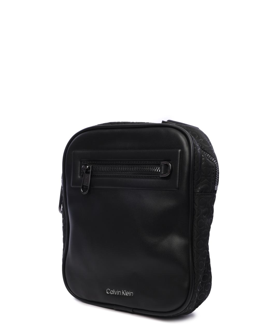 CALVIN KLEIN Черная сумка на плечо, фото 2