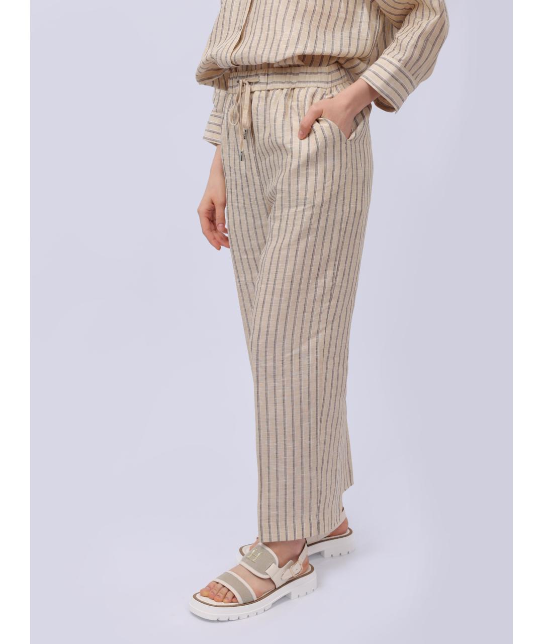 PESERICO Мульти прямые брюки, фото 3