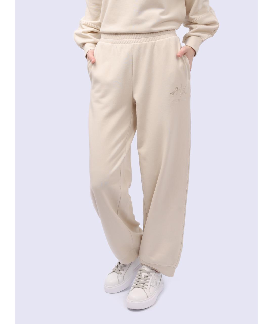 ARMANI EXCHANGE Бежевые прямые брюки, фото 3