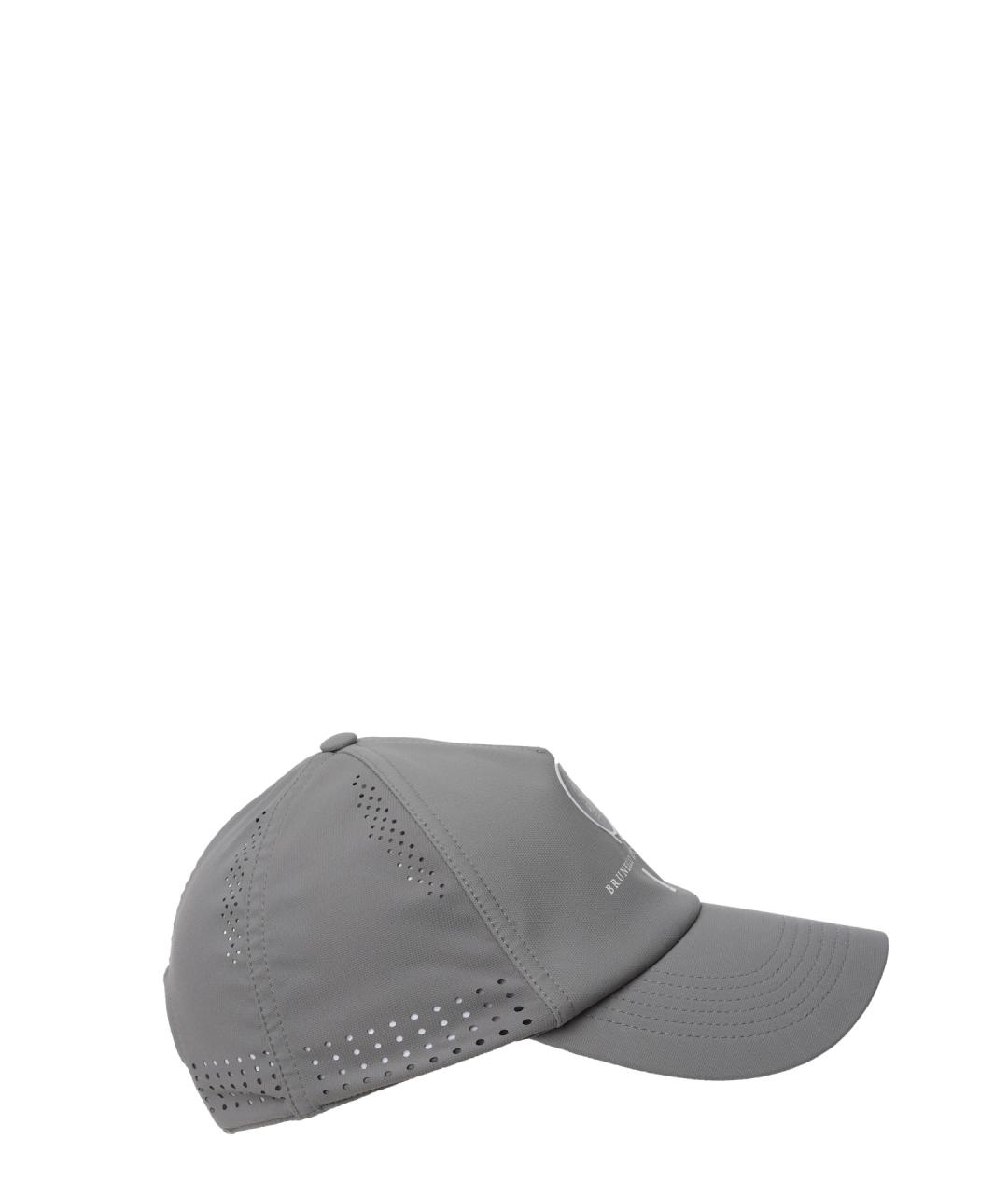 BRUNELLO CUCINELLI Серая кепка/бейсболка, фото 3