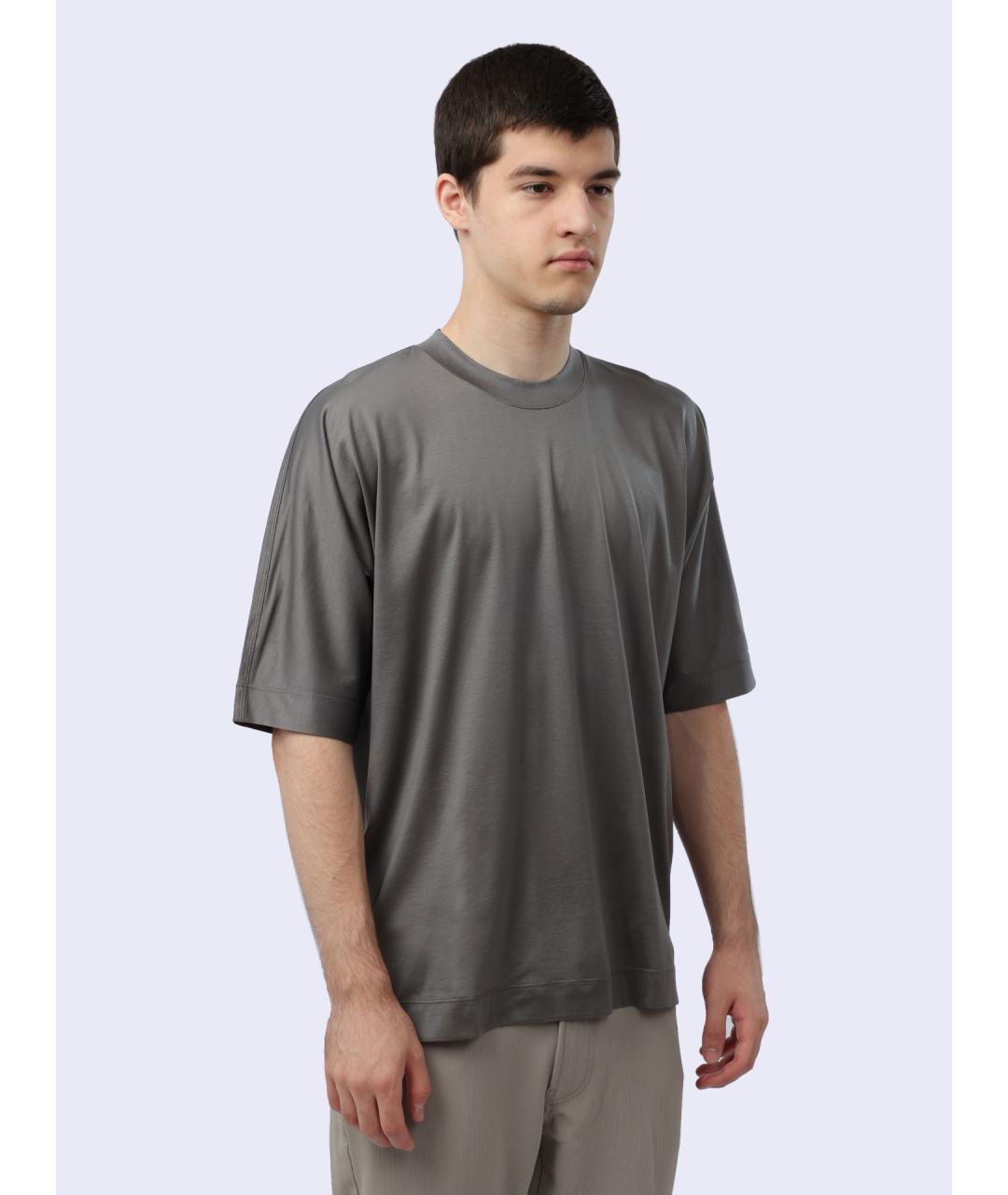 EMPORIO ARMANI Серая футболка, фото 5