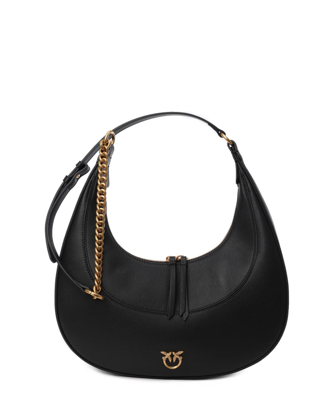 PINKO Черная сумка через плечо, фото 1