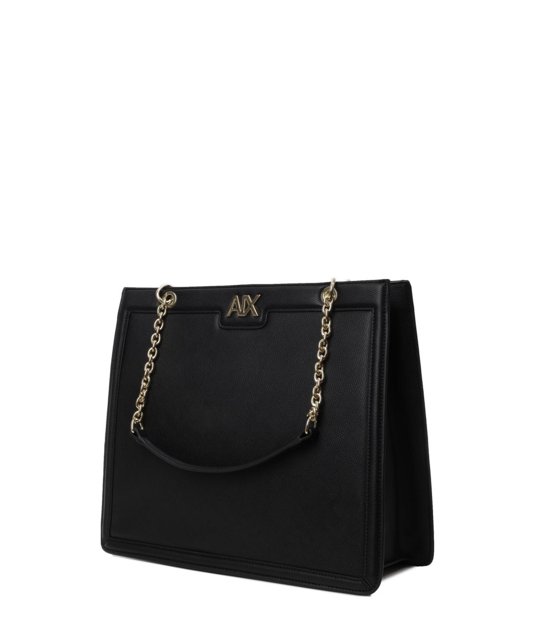 ARMANI EXCHANGE Черная сумка через плечо, фото 2