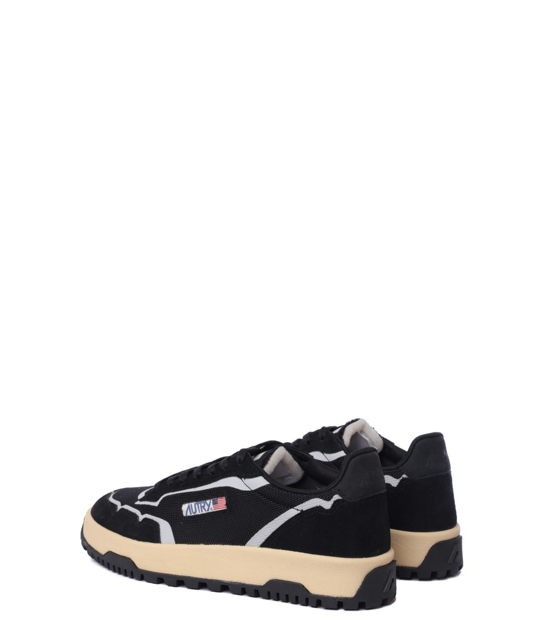 AUTRY Черные замшевые низкие кроссовки / кеды, фото 5