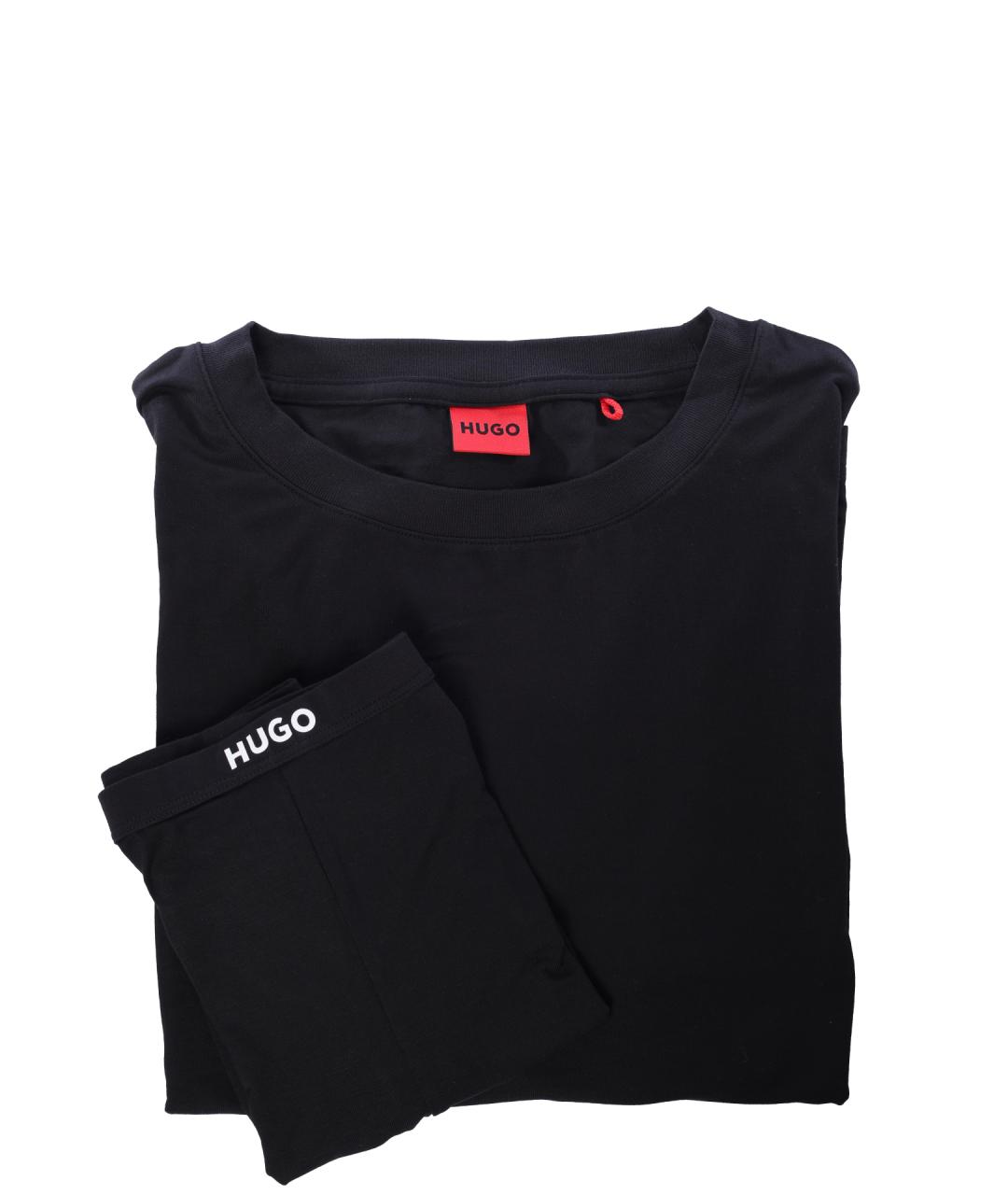 HUGO Черная пижама, фото 2