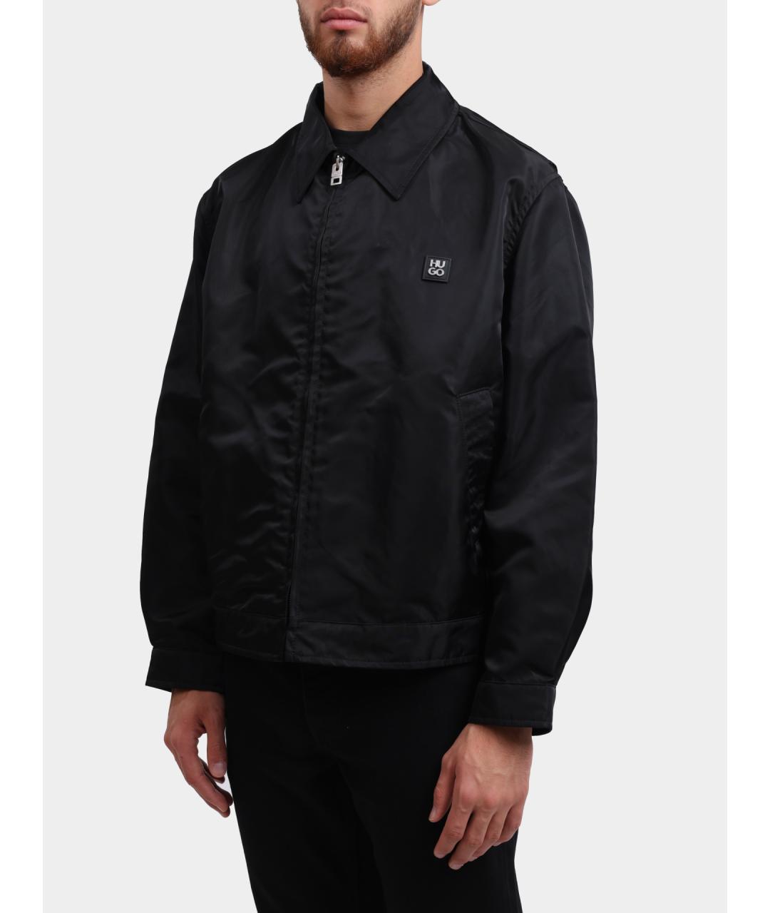 HUGO Черная куртка, фото 3