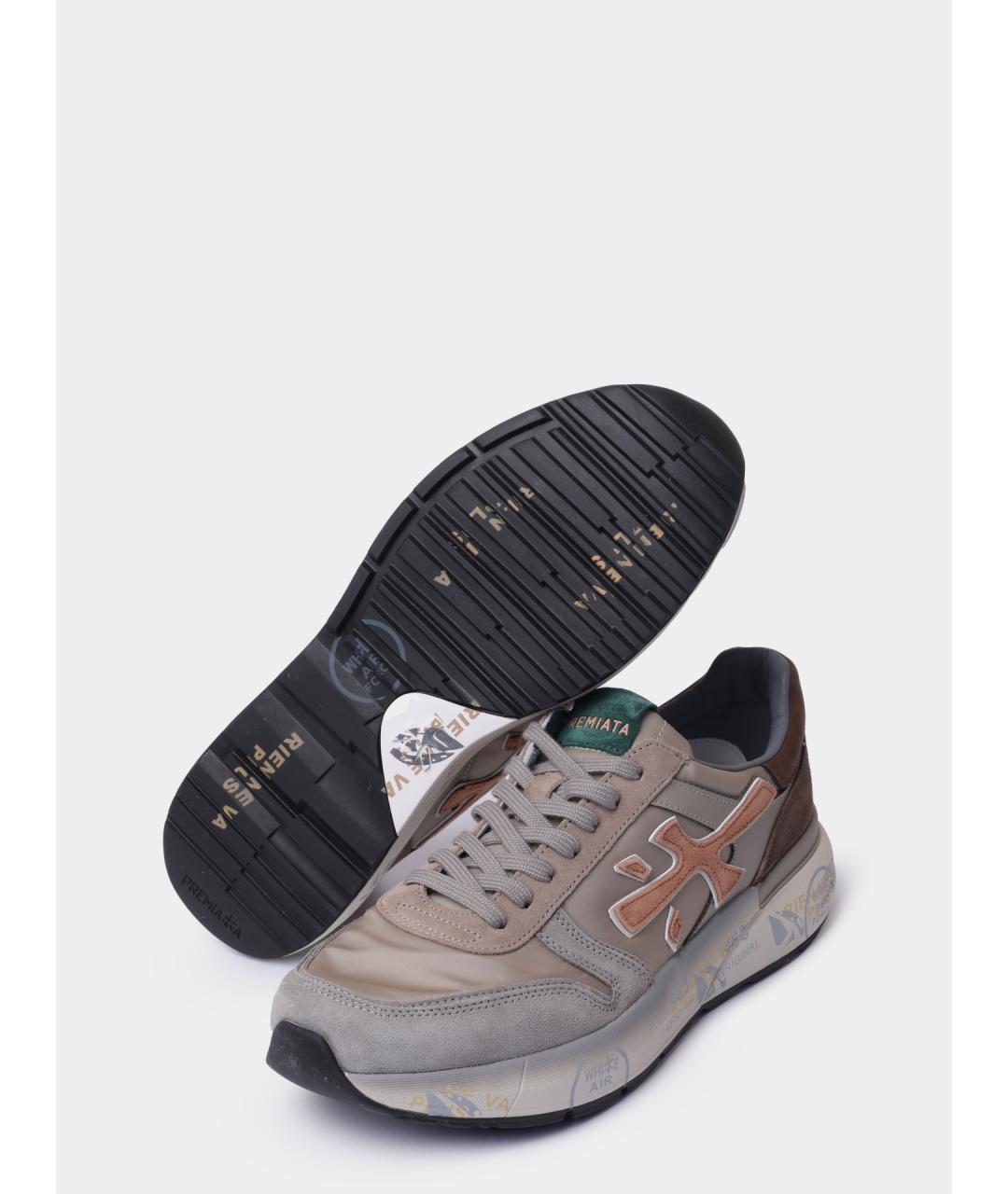 PREMIATA Замшевые низкие кроссовки / кеды, фото 4