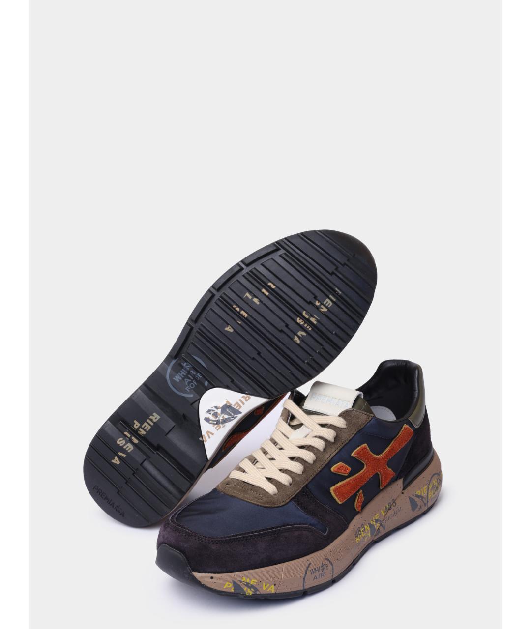 PREMIATA Мульти замшевые низкие кроссовки / кеды, фото 4