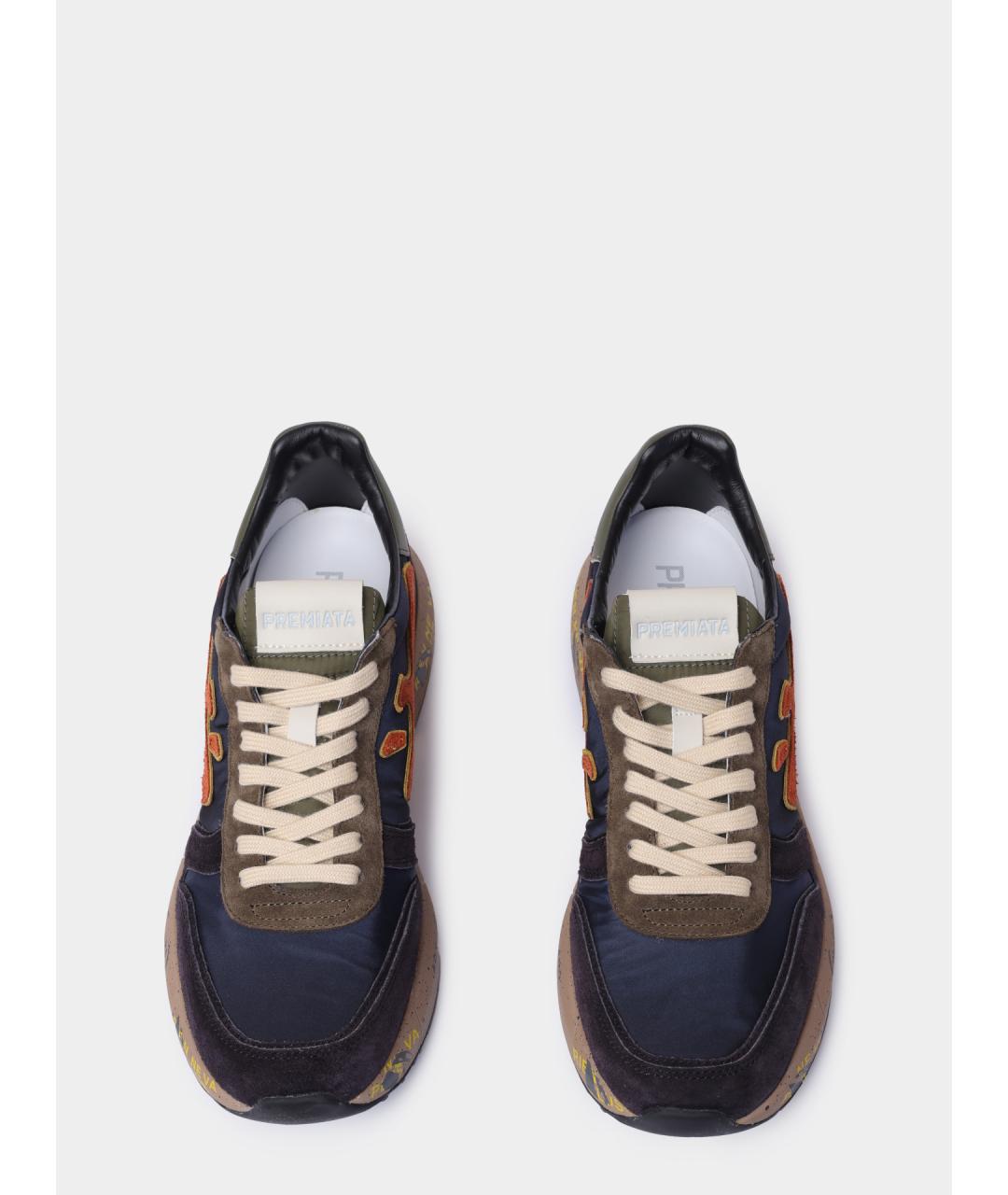 PREMIATA Мульти замшевые низкие кроссовки / кеды, фото 3