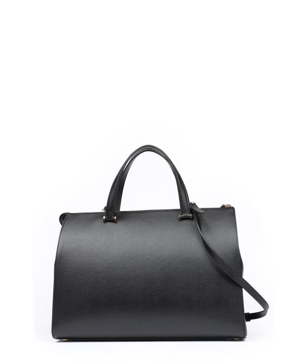 LANCEL Черная кожаная сумка тоут, фото 3
