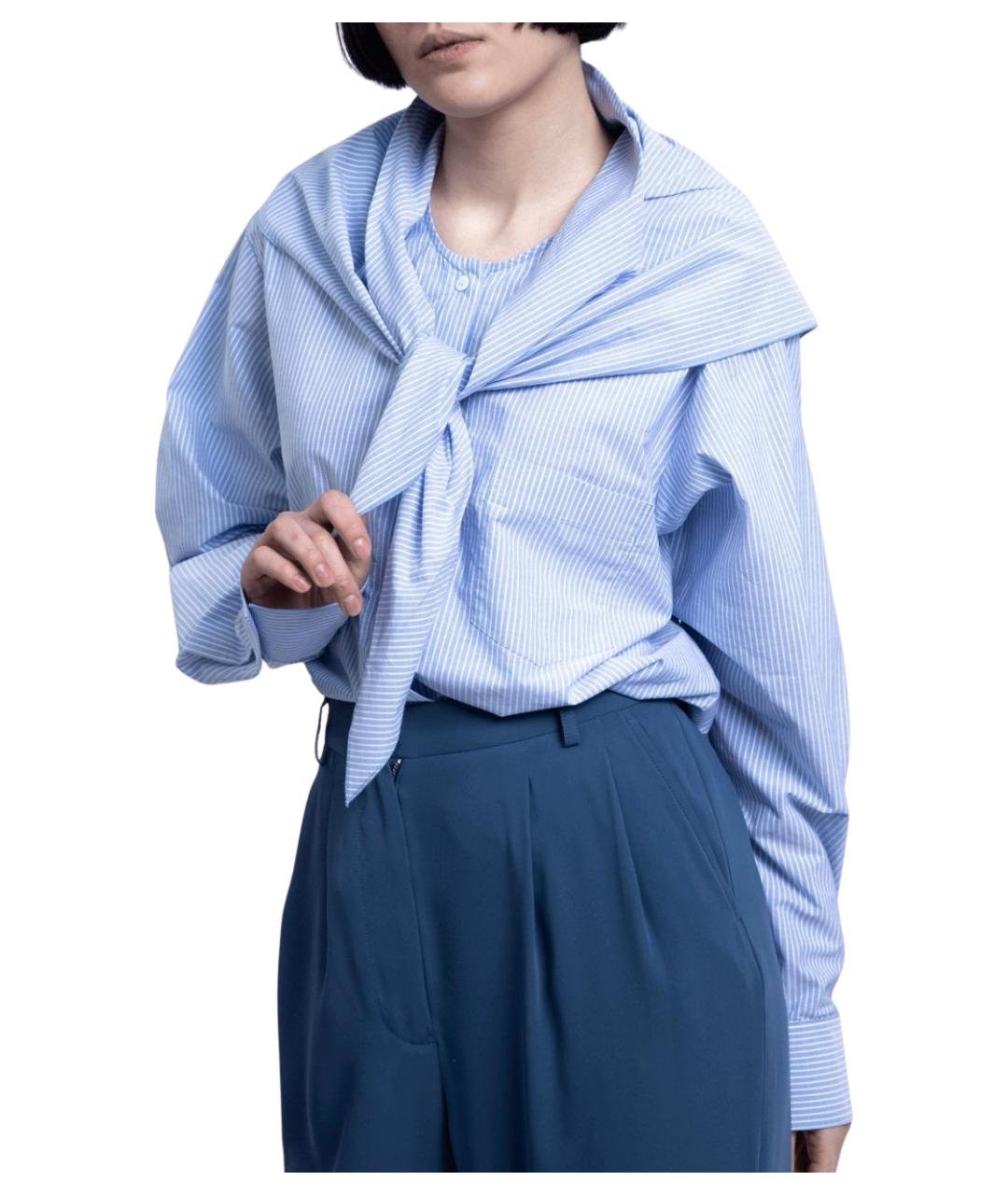 MM6 MAISON MARGIELA Хлопковая рубашка, фото 1