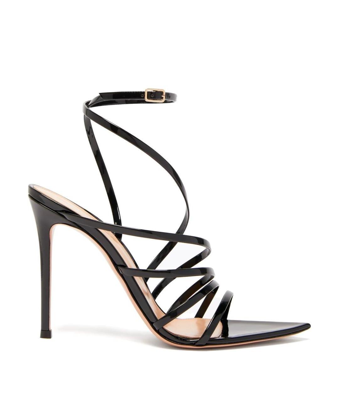 GIANVITO ROSSI Черные босоножки, фото 1