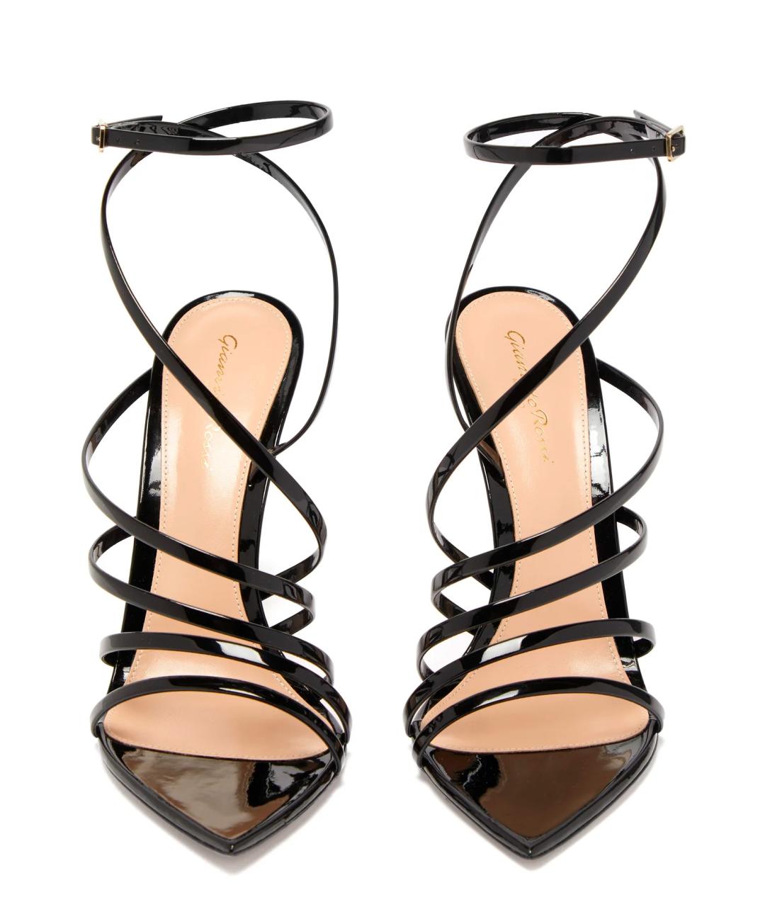 GIANVITO ROSSI Черные босоножки, фото 4