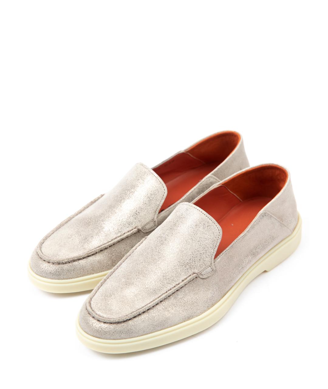 SANTONI Кожаные лоферы, фото 4