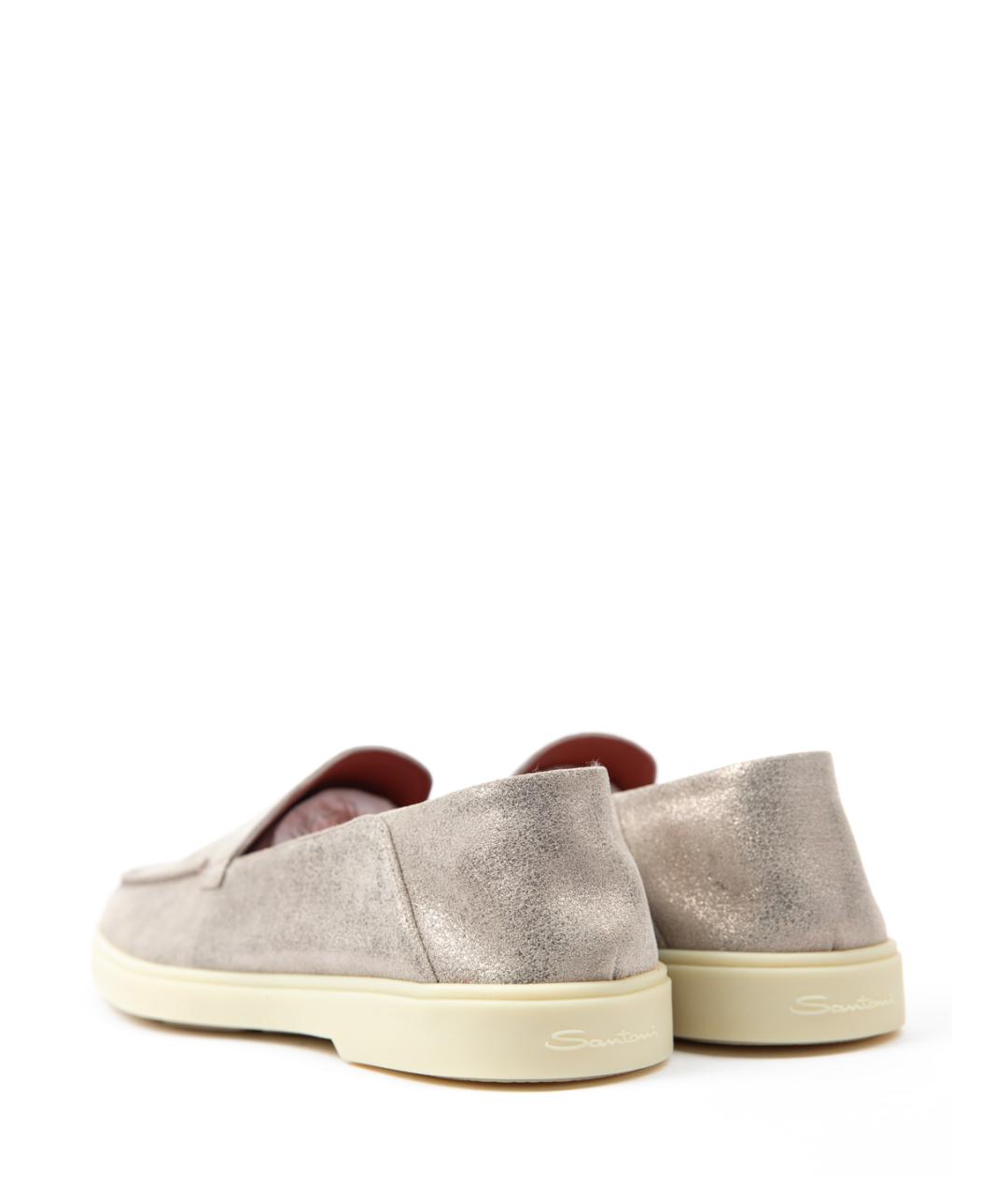 SANTONI Кожаные лоферы, фото 3