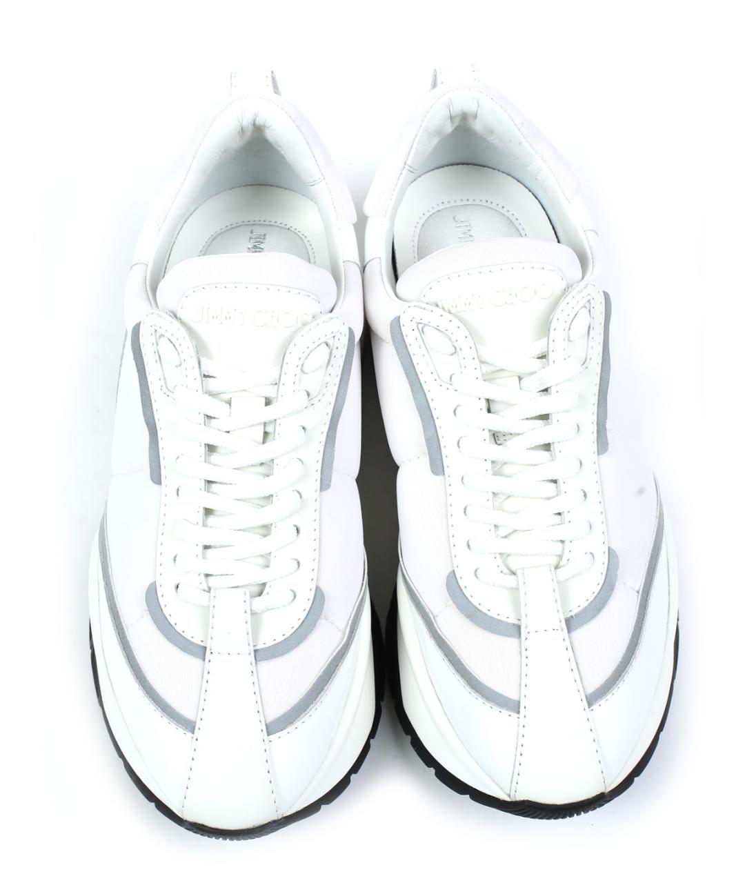 JIMMY CHOO Белые кроссовки, фото 5