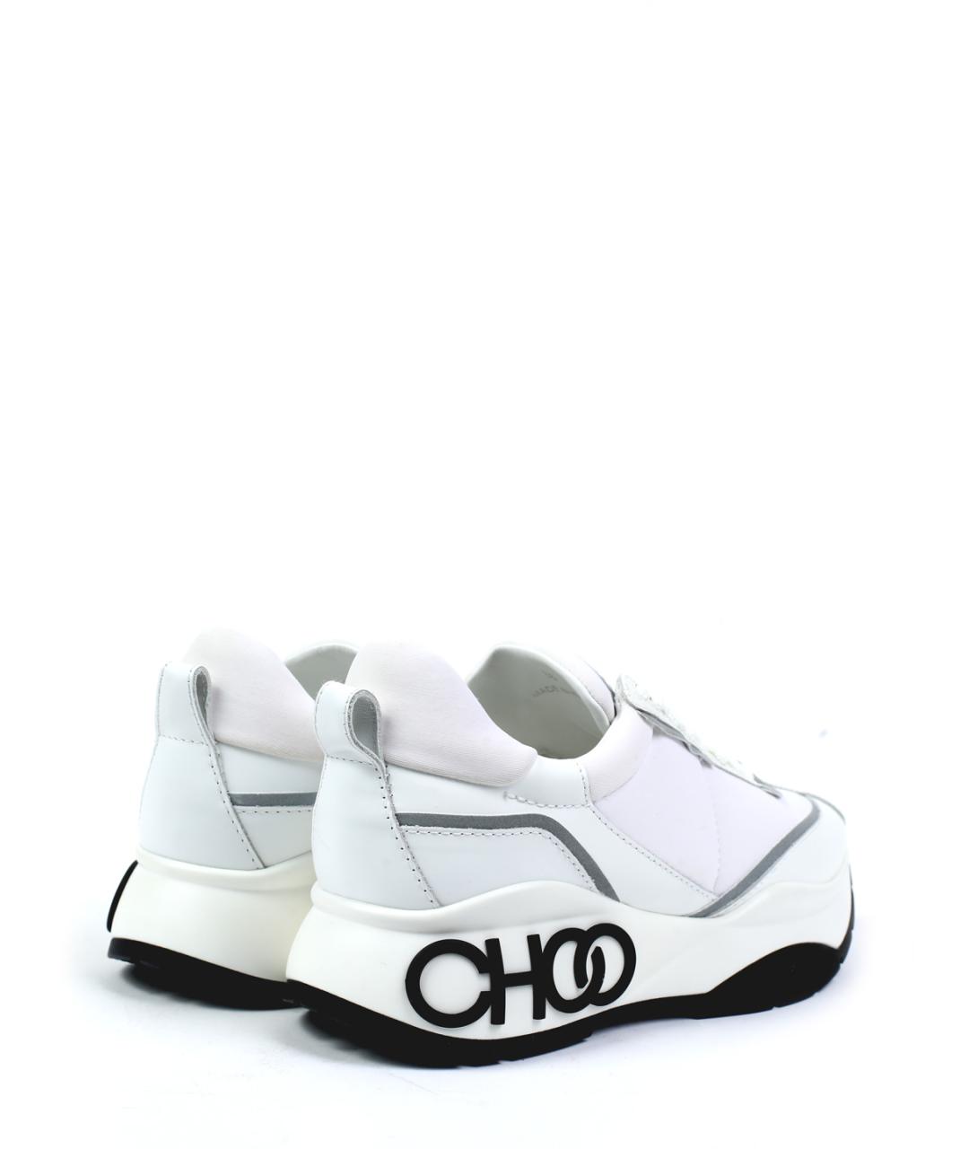 JIMMY CHOO Белые кроссовки, фото 4