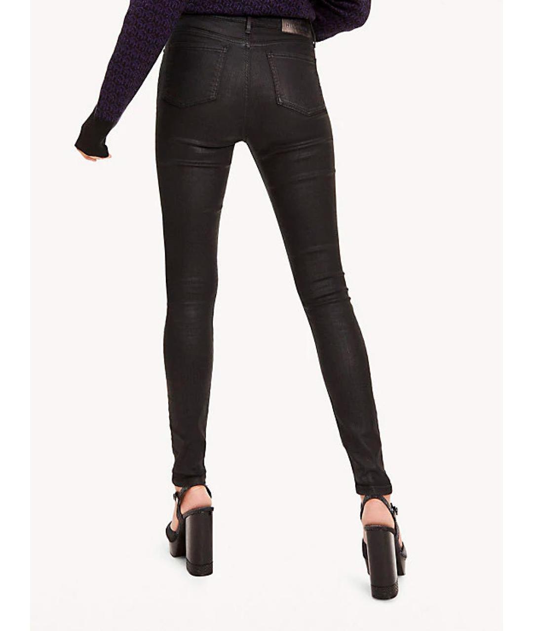 TOMMY HILFIGER Черные хлопковые джинсы слим, фото 2