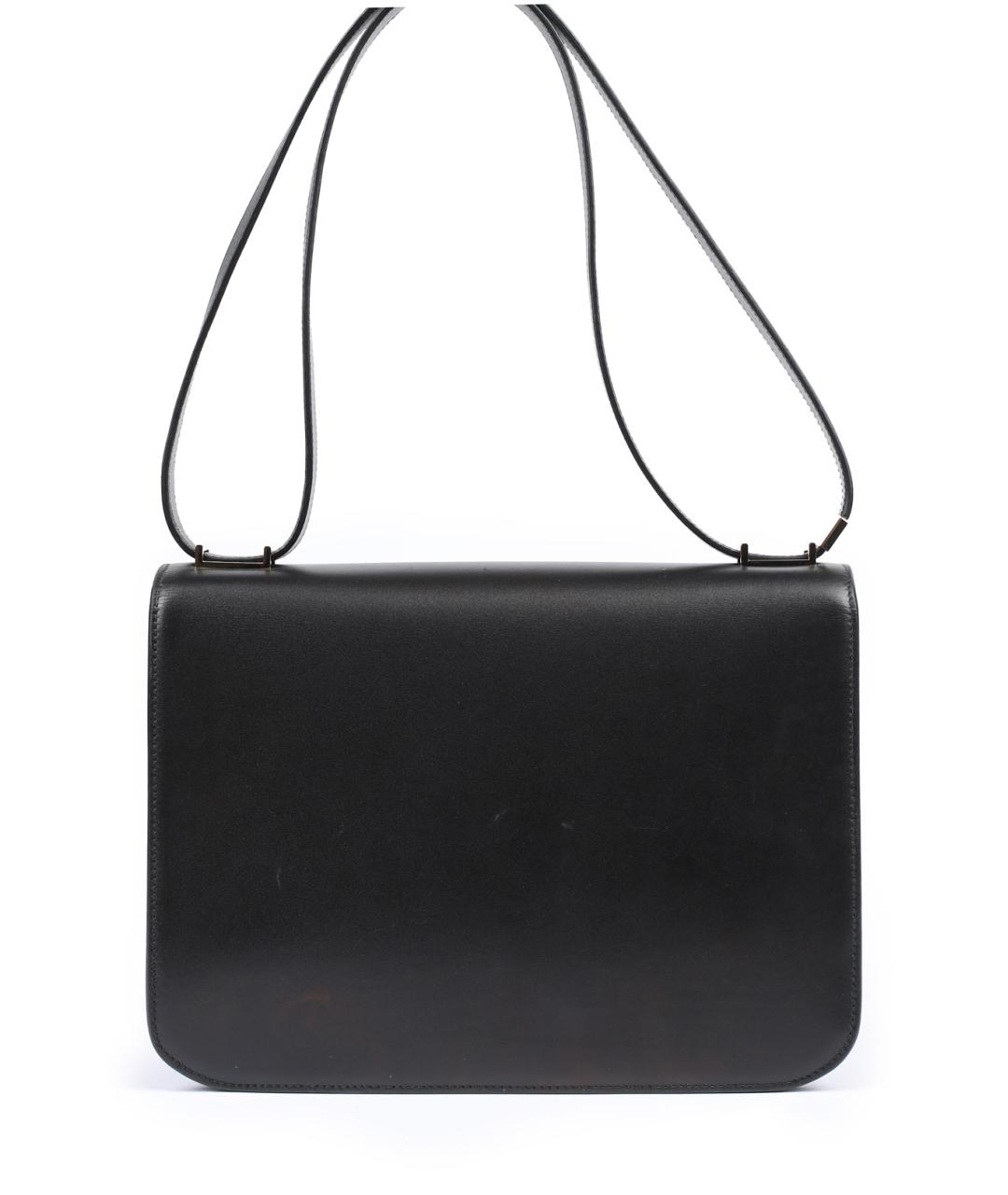 VICTORIA BECKHAM Черная кожаная сумка через плечо, фото 2