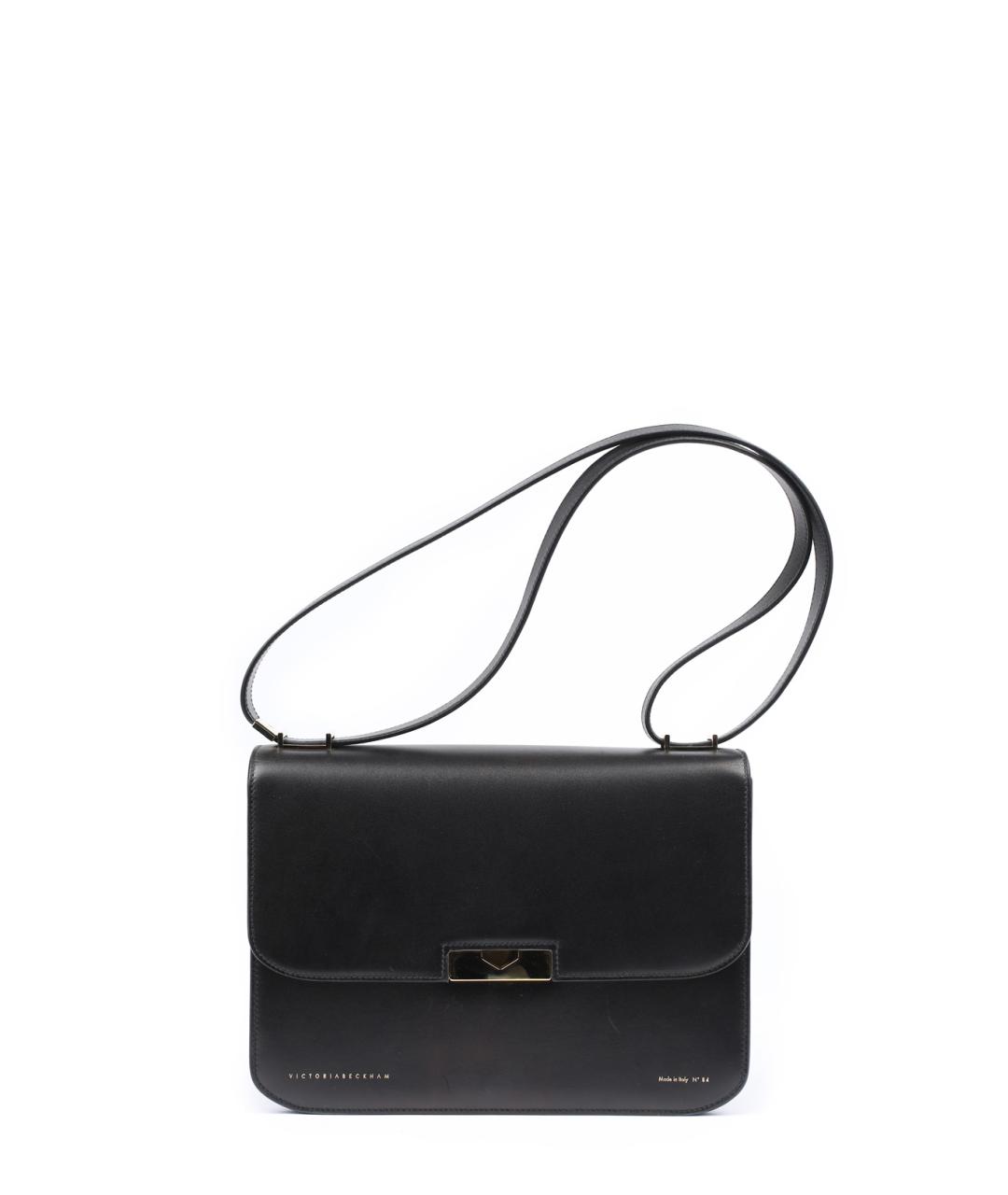 VICTORIA BECKHAM Черная кожаная сумка через плечо, фото 1