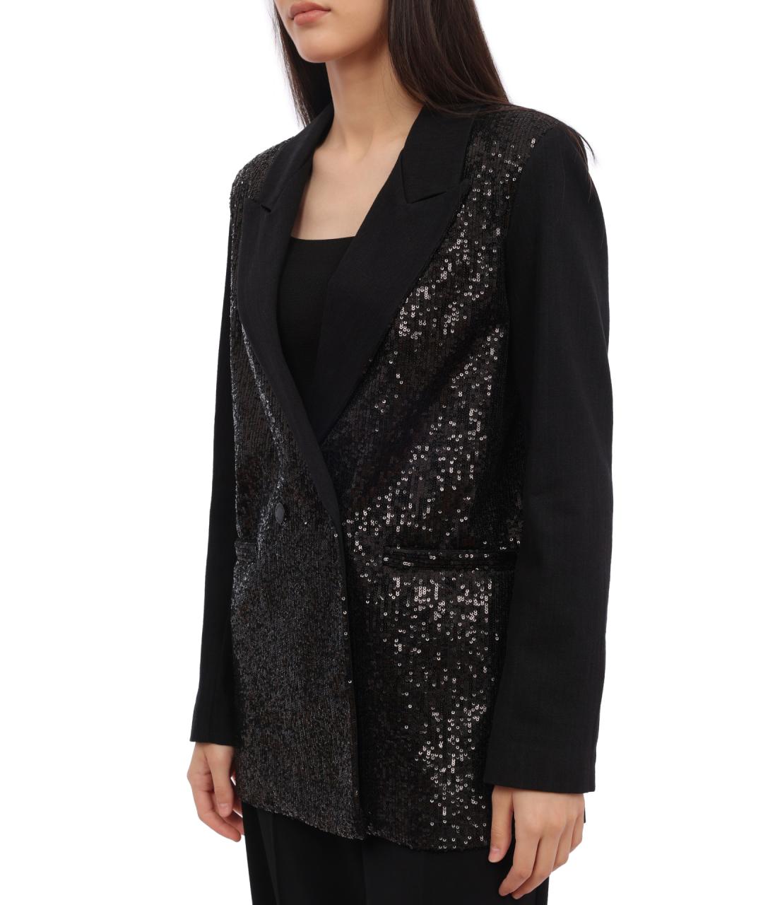 PINKO Черный жакет/пиджак, фото 5