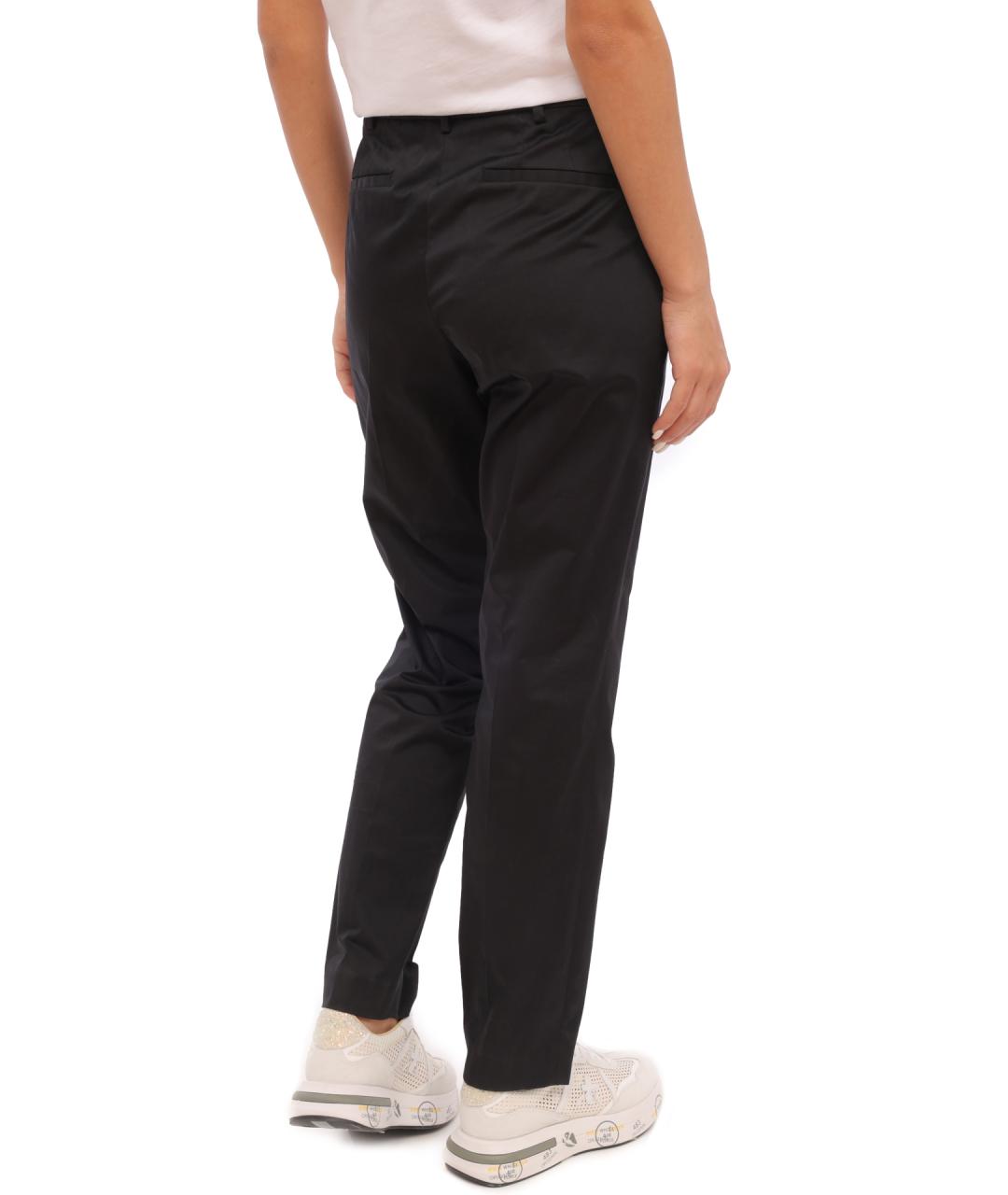 SEVENTY Черные прямые брюки, фото 2