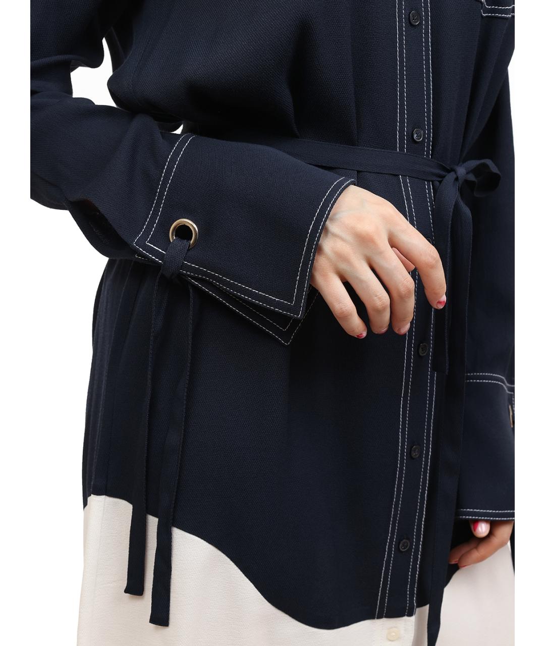 TOMMY HILFIGER Синее повседневное платье, фото 5