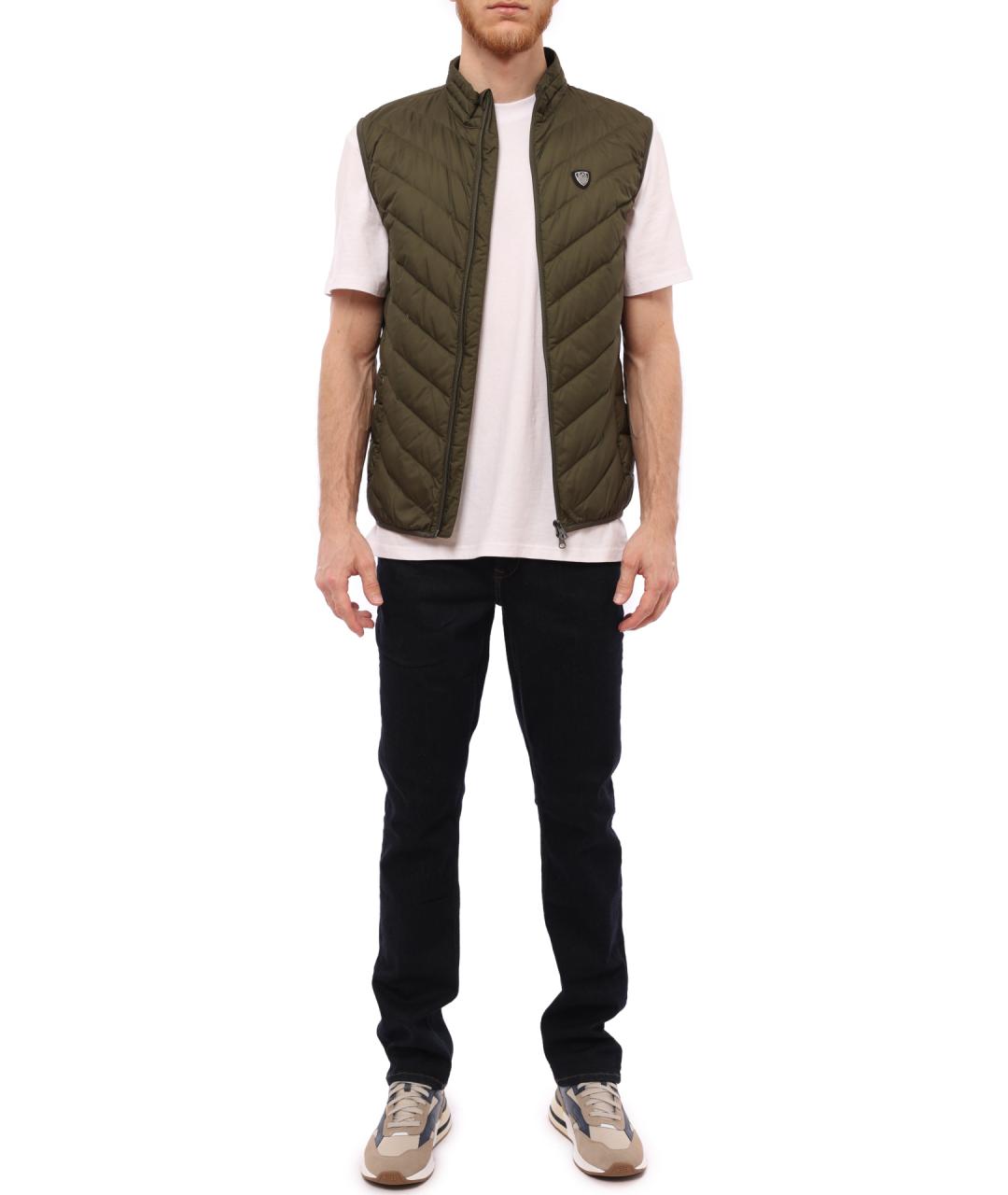 EA7 Хаки жилет, фото 5