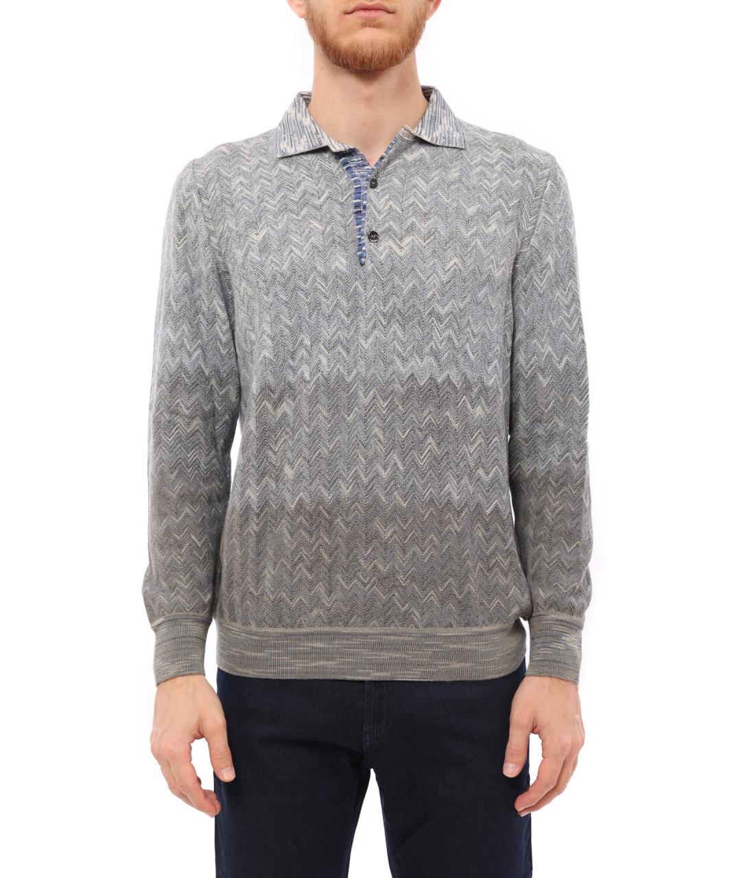 MISSONI Мульти поло с длинным рукавом, фото 1