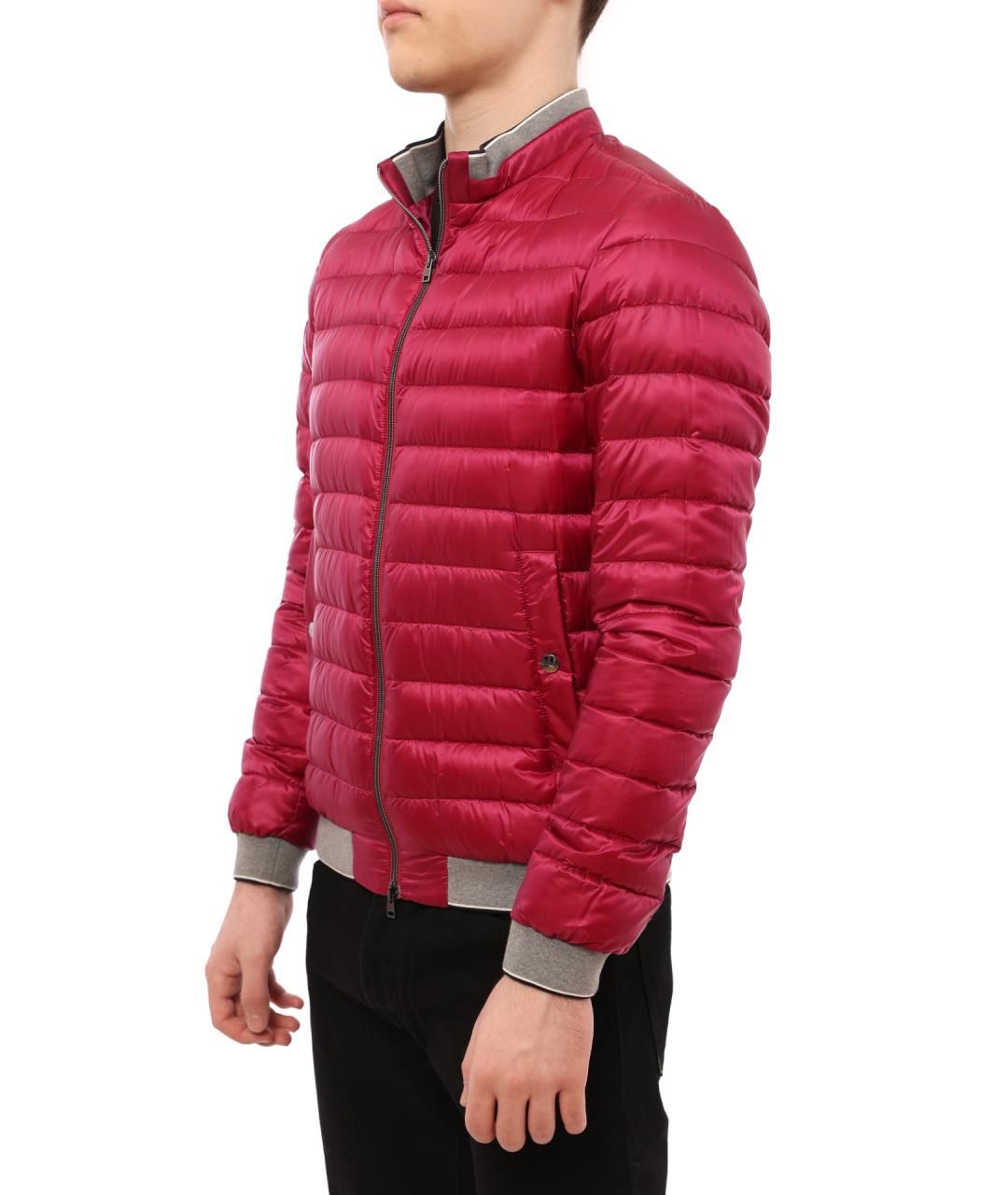 HERNO Красная полиамидовая куртка, фото 5
