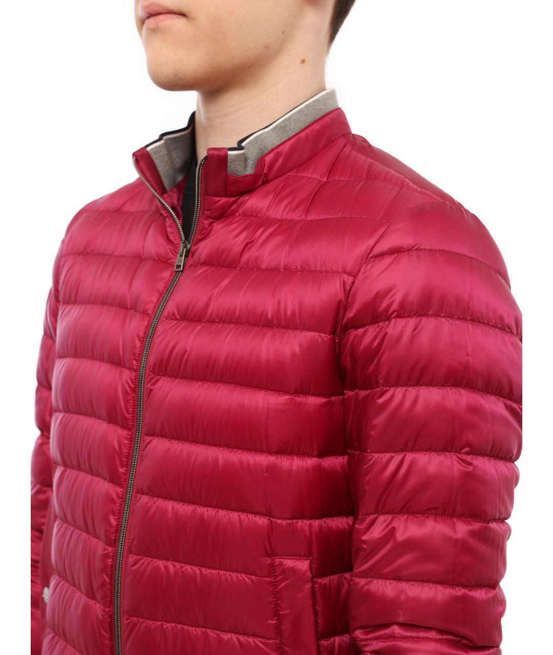 HERNO Красная полиамидовая куртка, фото 3