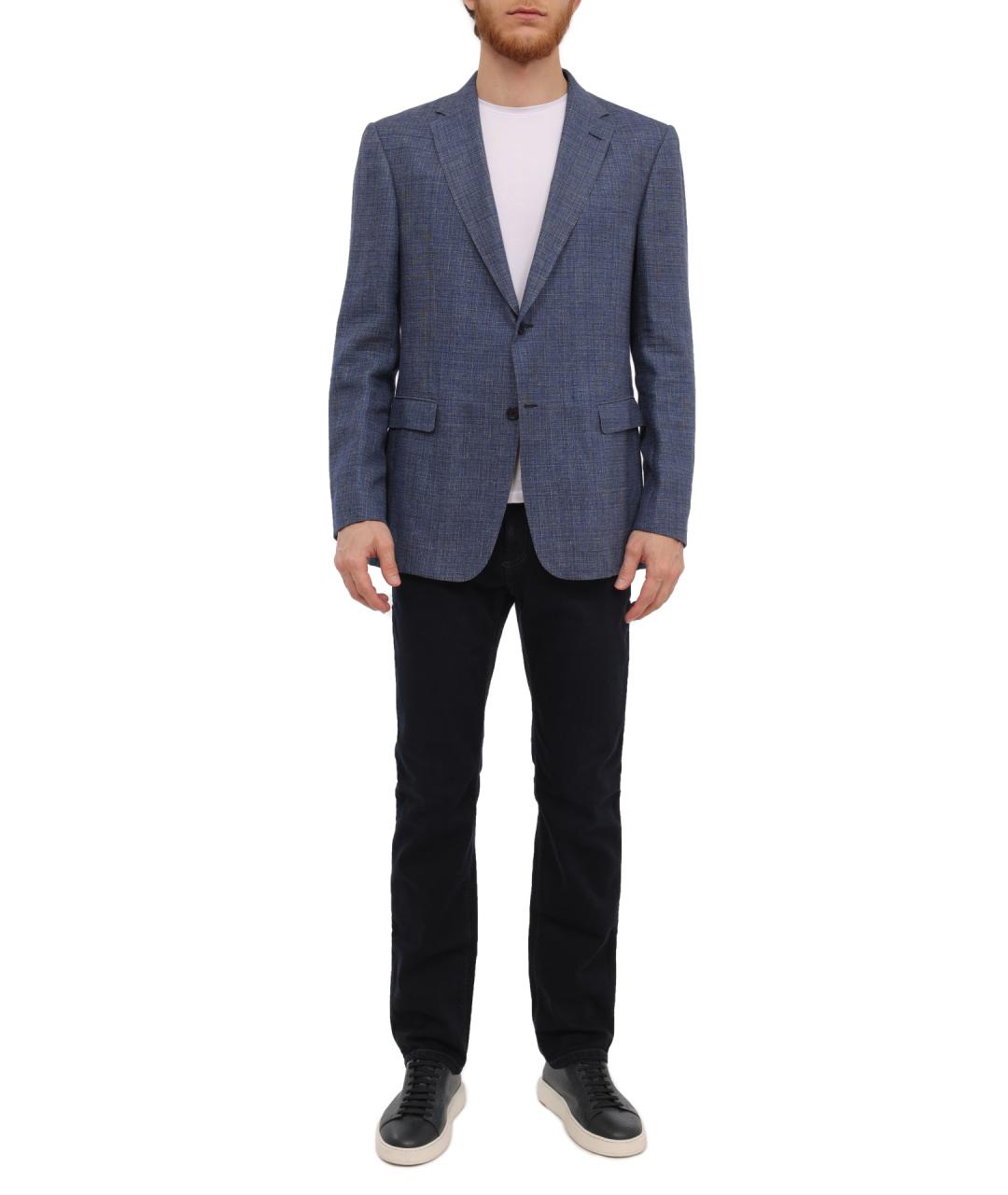 ZZEGNA Голубой пиджак, фото 3