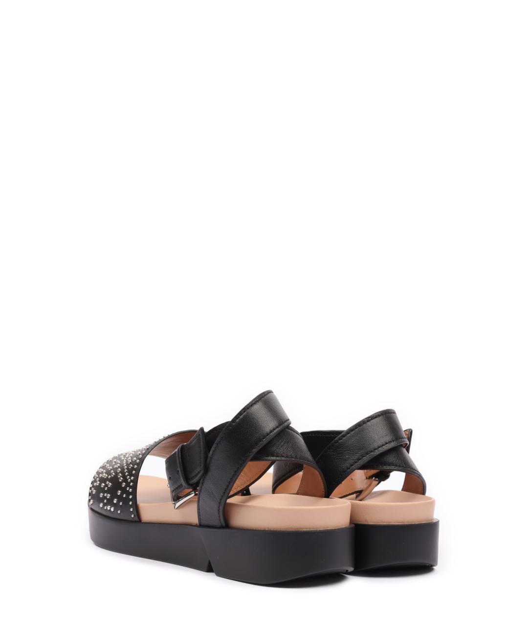 EMPORIO ARMANI Черные сандалии, фото 3