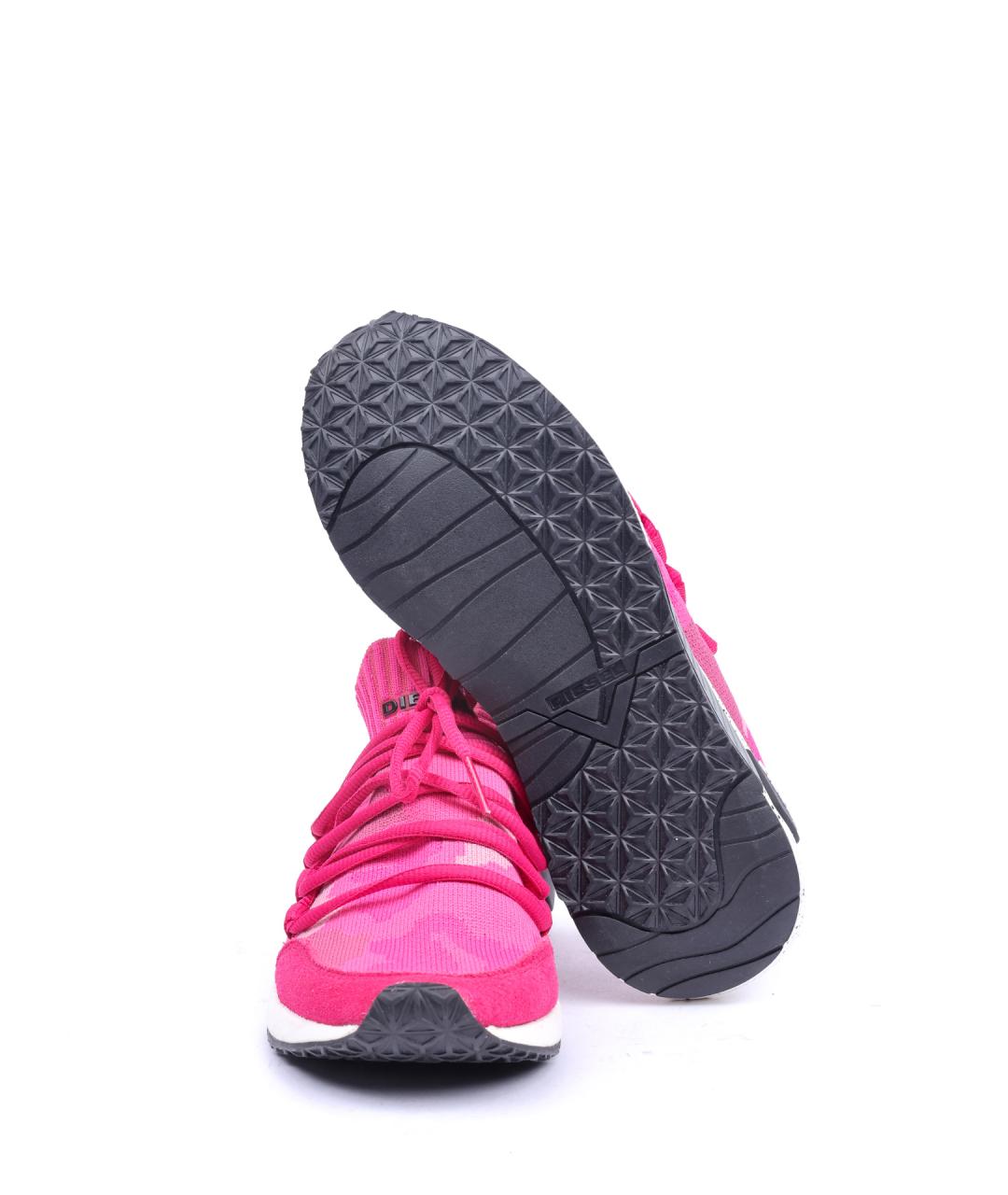 DIESEL Розовые текстильные кроссовки, фото 2