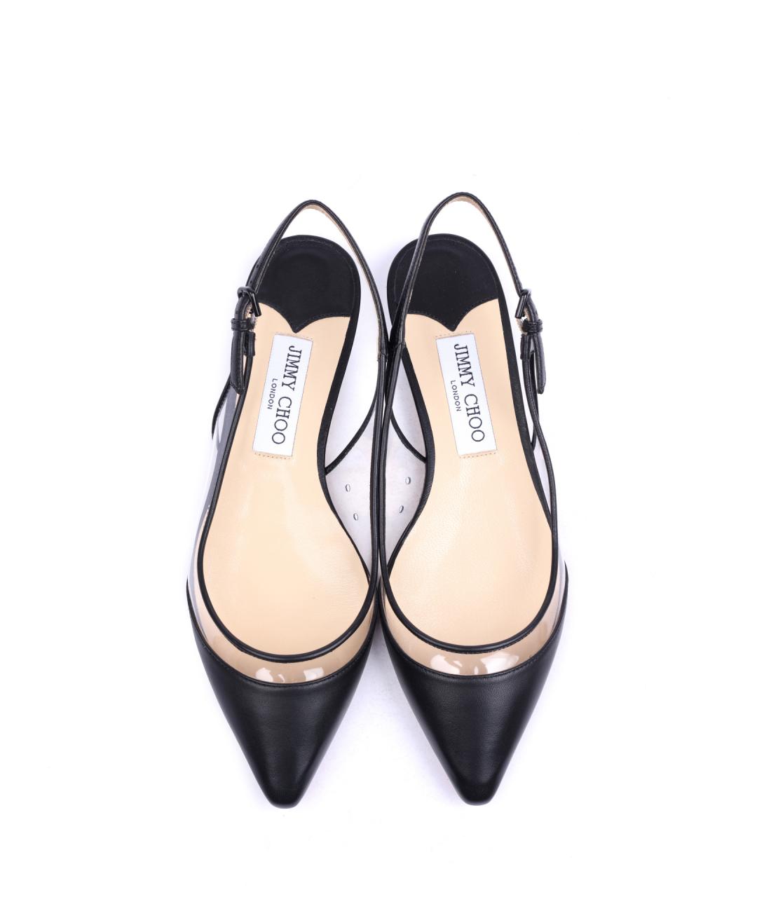 JIMMY CHOO Черные балетки, фото 3