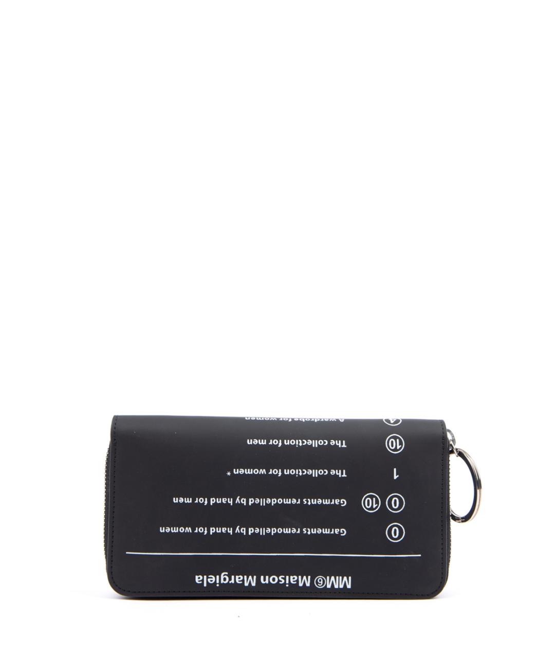 MM6 MAISON MARGIELA Черный кошелек, фото 3