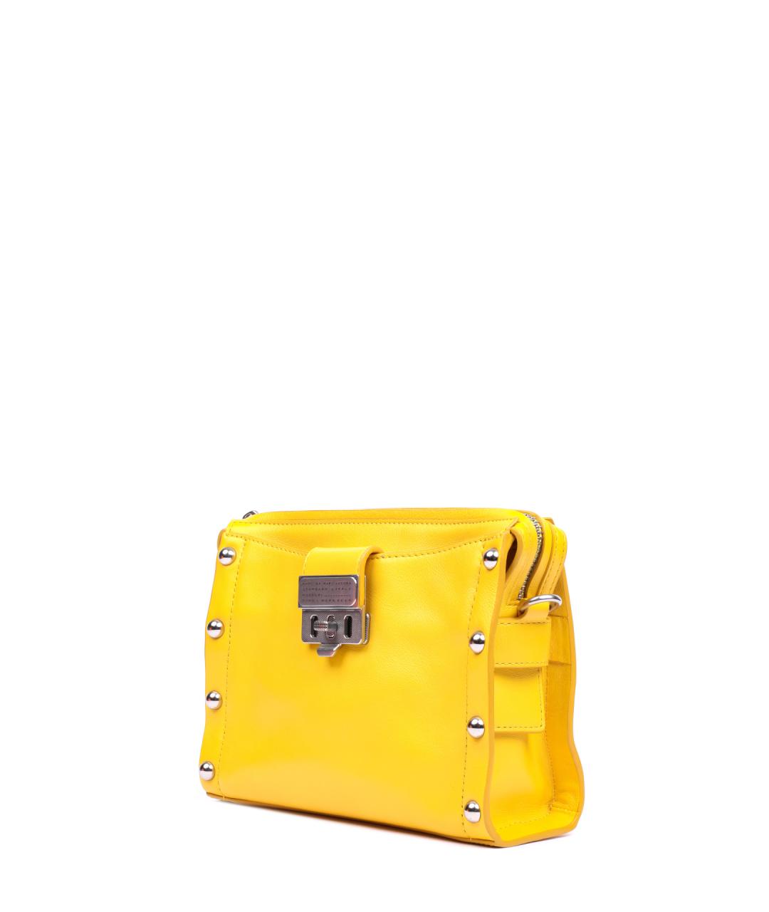 MARC JACOBS Желтая кожаная сумка через плечо, фото 3