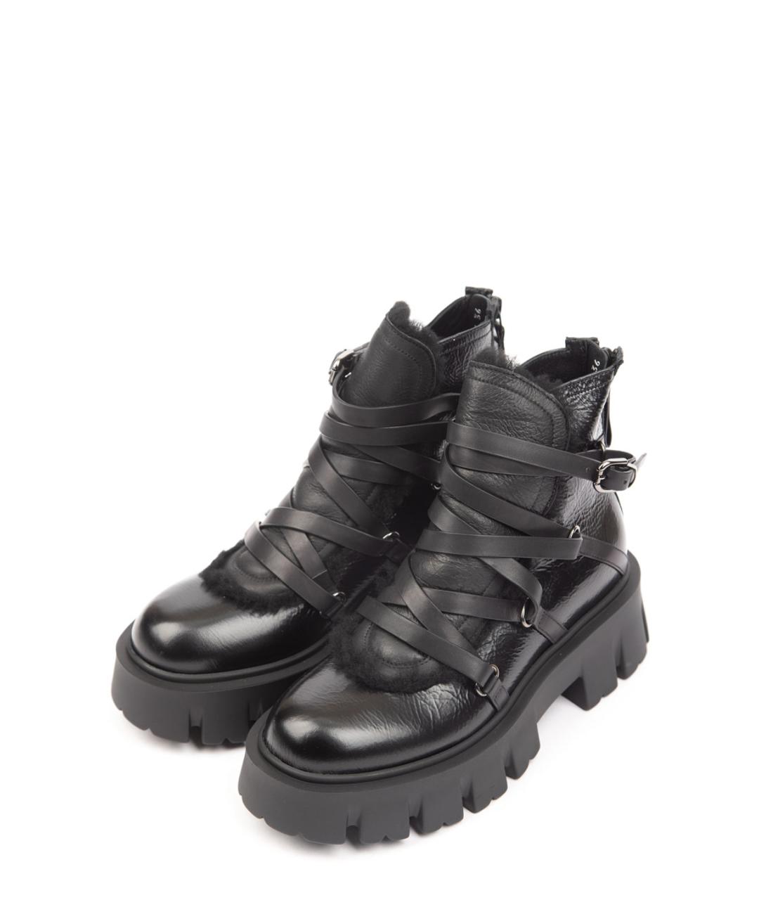 PREMIATA Черные кожаные ботинки, фото 4