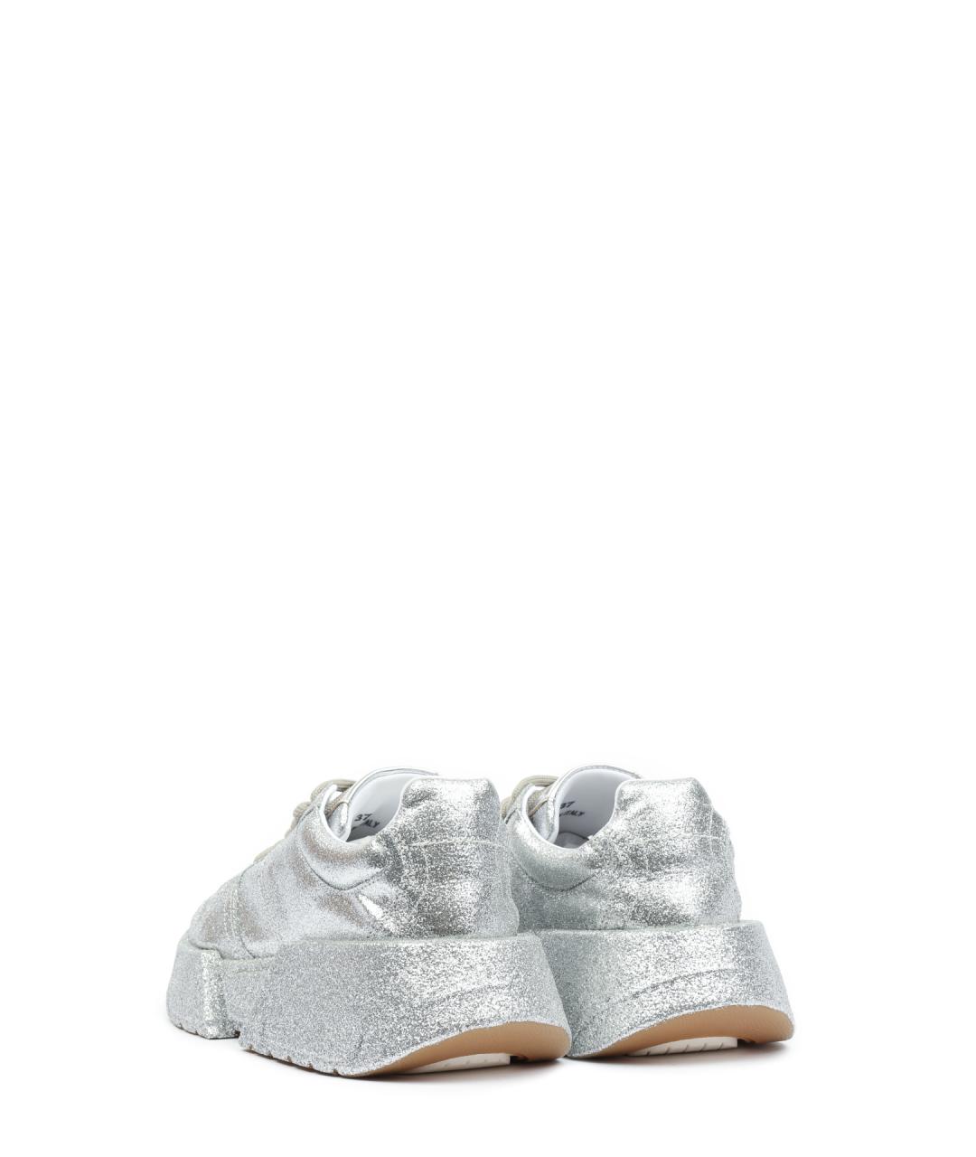 MM6 MAISON MARGIELA Серебряные кроссовки, фото 3