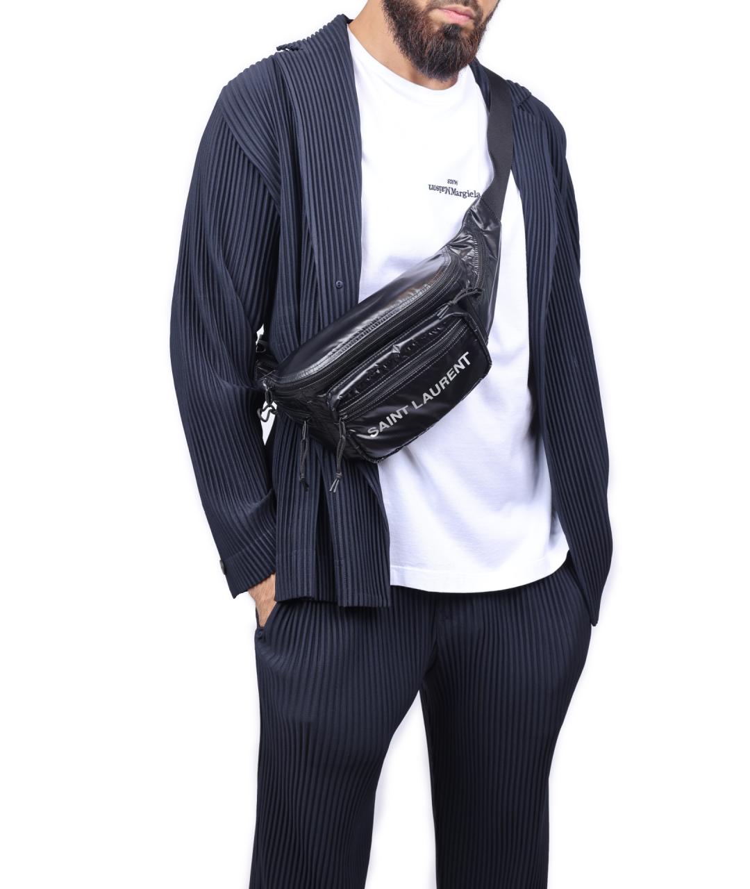 SAINT LAURENT Синтетическая поясная сумка, фото 4