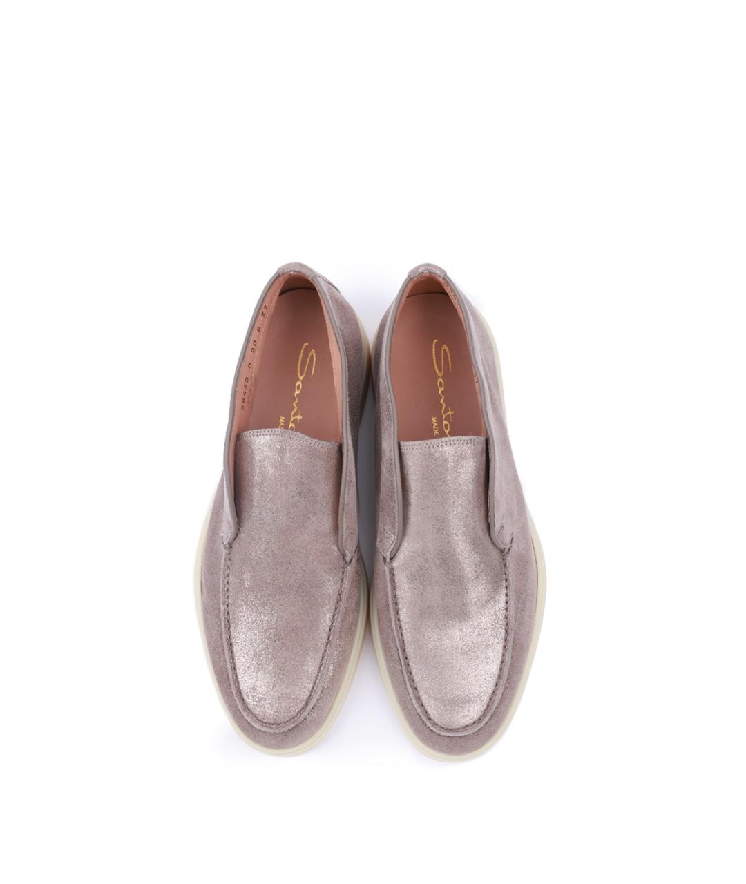 SANTONI Кожаные лоферы, фото 4